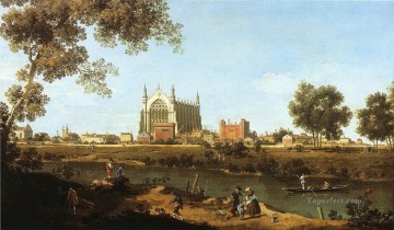 イートン大学の礼拝堂 1747 カナレット Oil Paintings